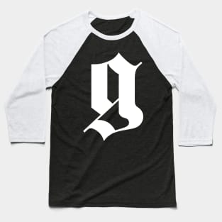 letter g for gothic Baseball T-Shirt